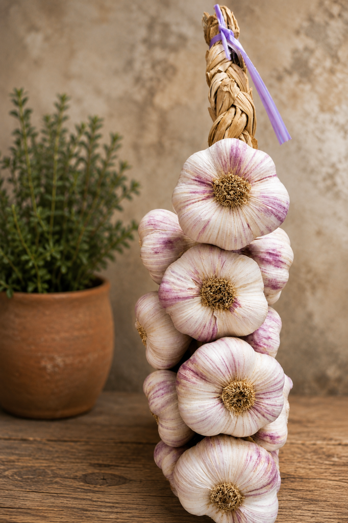 Tresse d'ail violet - 1kg
